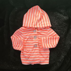 Hooded fleece jacket